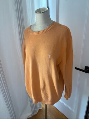 Yves Saint Laurent Orange Crewneck Sweater